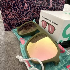 GOODR Dirty Martini Time Machine Sunglasses Polarized Olive Green Frame Mirror