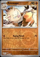 Primeape 108/198 Scarlet & Violet Common Reverse Holo NM Pokemon TCG