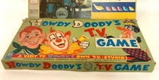 Vintage 1950s Milton Bradley Howdy Doodys TV Board Game #4240 Complete