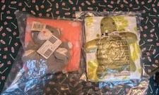 2 x Babydecken mit Plüschtieren Katze und Schildkröte (OVP)