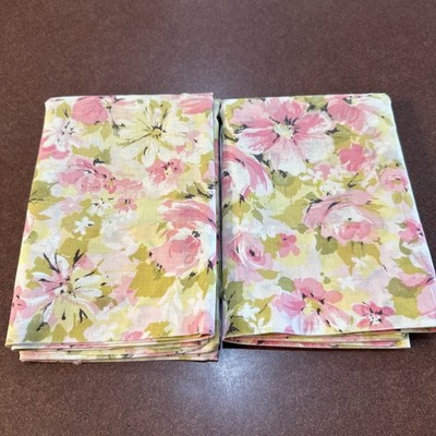 Vintage Marvelaire by Springmaid Cotton Blend Floral Double Full Flat Sheet