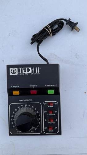 MRC Tech II Loco-Motion 2500 Power Pack Model Train Transformer Controller DC AC