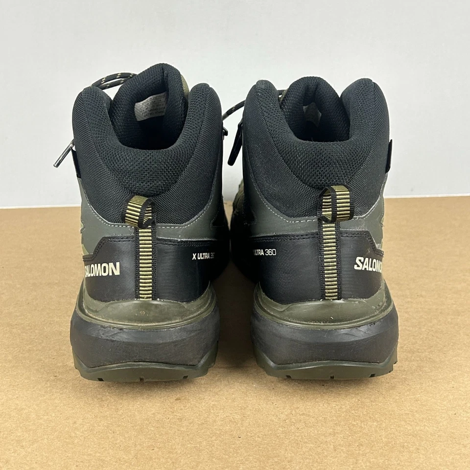 Salomon X Ultra 360 ClimaSalomon Hombres Zapatos de Senderismo para Hombres 13 Negro Oliva Con Cordones Foto 4 de 4