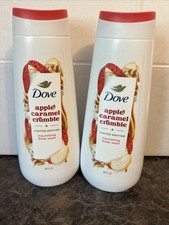 Dove Body Wash 20 oz Apple Caramel Crumble Holiday Treats Limited Edition Lot 2