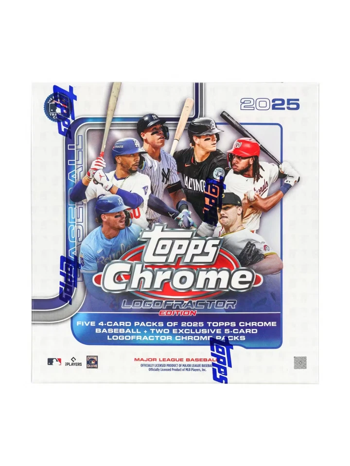 2025 TOPPS CHROME LOGOFRACTOR EDITION BASEBALL HOBBY BOX