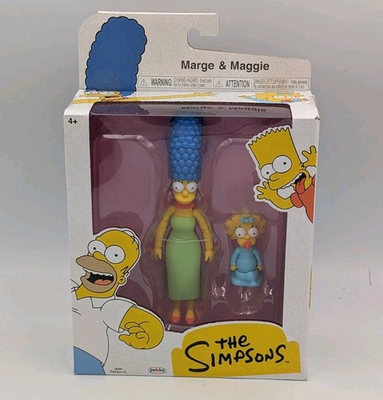 #ad The Simpsons Marge amp; Maggie 5quot; Action Figure Set Jakks Pacific 2025 New $22.95