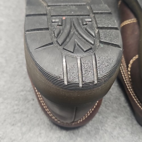 Dr. Martens Oxford Damenschuhe Größe 8 braun klobig Plateau Schnürschuhe Y2K Vintage - Bild 8 von 10