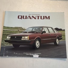 1984 Volkswagen Vw Quantum Brochure Original With Cover Damage Complete Reader