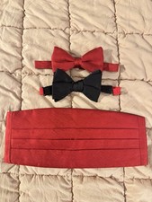 Vtg Quality Men  s Bow Ties  Cummerbunds Burberry  Turnbull