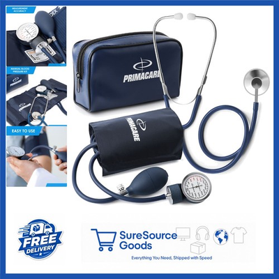 #ad #ad Adult Size Blood Pressure Kit Emergency BP Kit with Nylon Cuff and Stethoscope $36.99