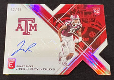 JOSH REYNOLDS 2017 Panini Donruss Elite #125 Red Status Die-Cut RC AUTO #12/49