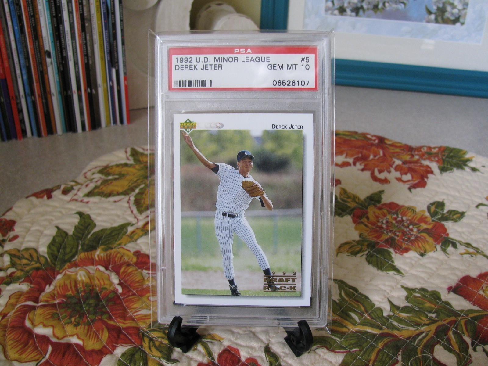 1992 Upper Deck Minor League Baseball Derek Jeter Rookie Card #5 PSA-10 Gem