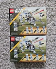 LEGO Star Wars 501st Clone Troopers Battle Pack 75345 - Retired Lot of 2