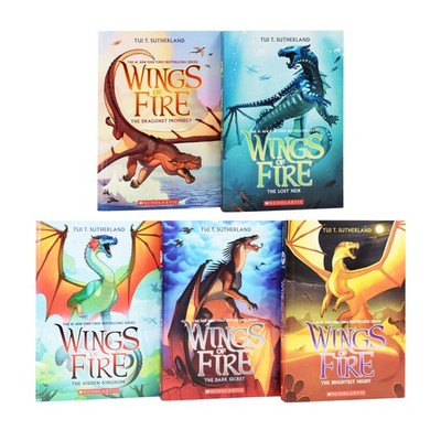 Wings of Fire by Tui T Sutherland 5 Books Collection Set - Ages 9-14 - Paperback