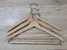 x3 Vintage Wood Batts Wishbone Hangers