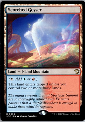 #ad Scorched Geyser 54 Rare Commander: Secrets of Strixhaven Magic: The Gathering NM $2.50