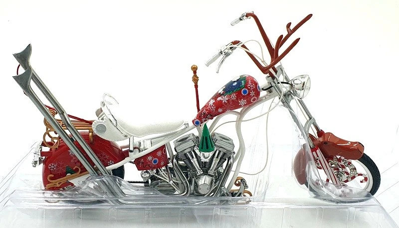 Joyride 1/10 Scale Diecast 79186 - Orange County Chopper - Christmas Bike - Image 4 of 4