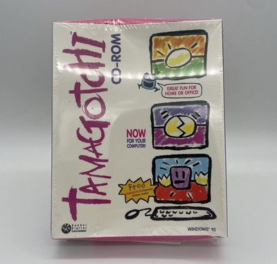 TAMAGOTCHI Win95 1997 PC CD-ROM Game by Bandai NEW SEALED RARE