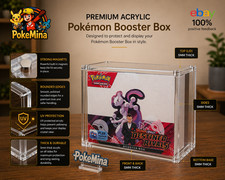 Pokemon Booster Box Acrylic Display Case - 5mm thickness  & UV Protection