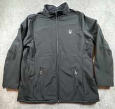 Spyder Women s Softshell Jacket Black Fleece Lined Full Zip XL