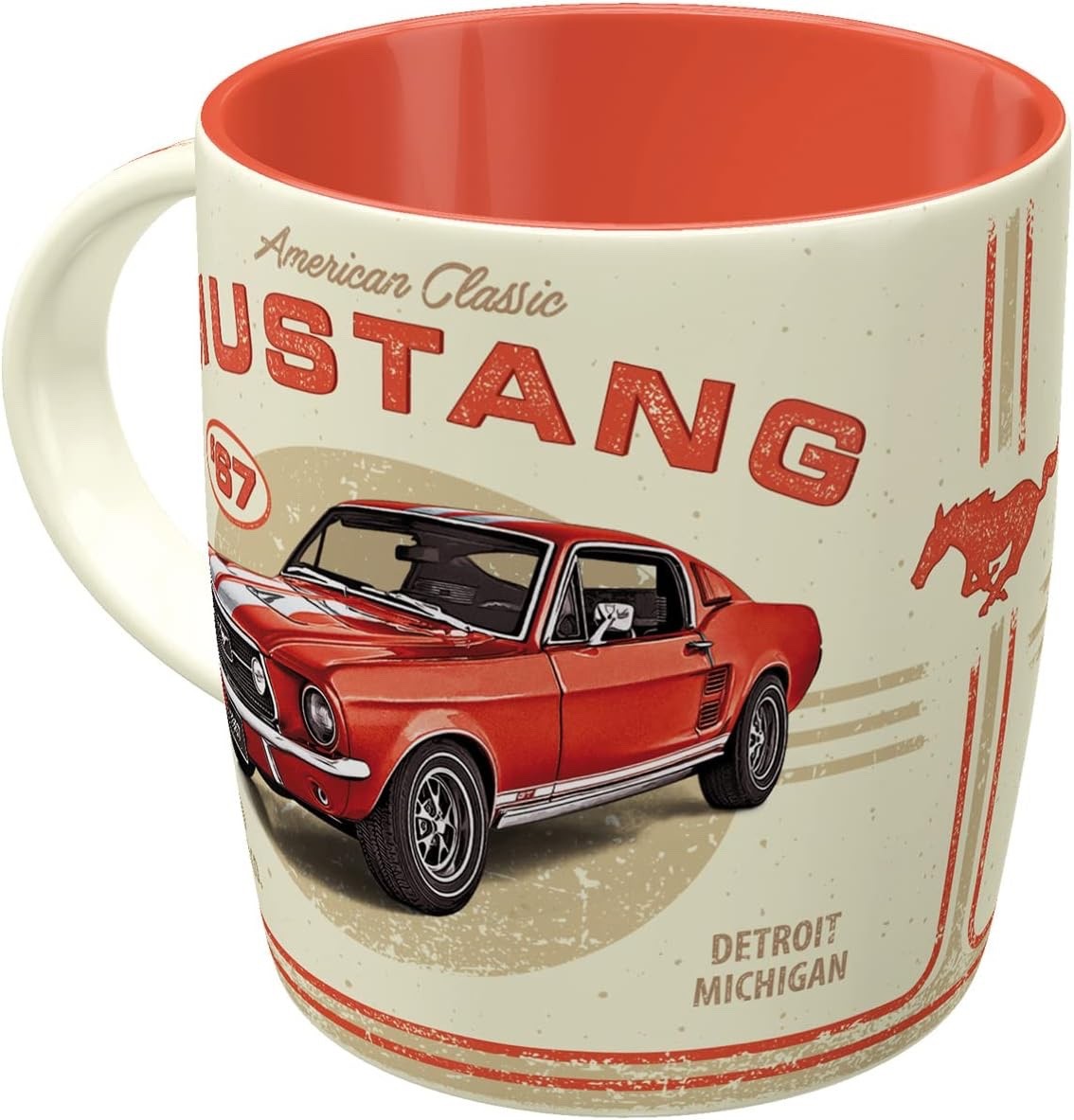 Ford Mustang Mug, Mustang 67 American Classic Muscle Car Mug, Tea Coffee Mug