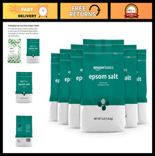 Epsom Salt Soaking Aid, Eucalyptus Scented, 3 lb Pack of 6 for Relaxation  Reli