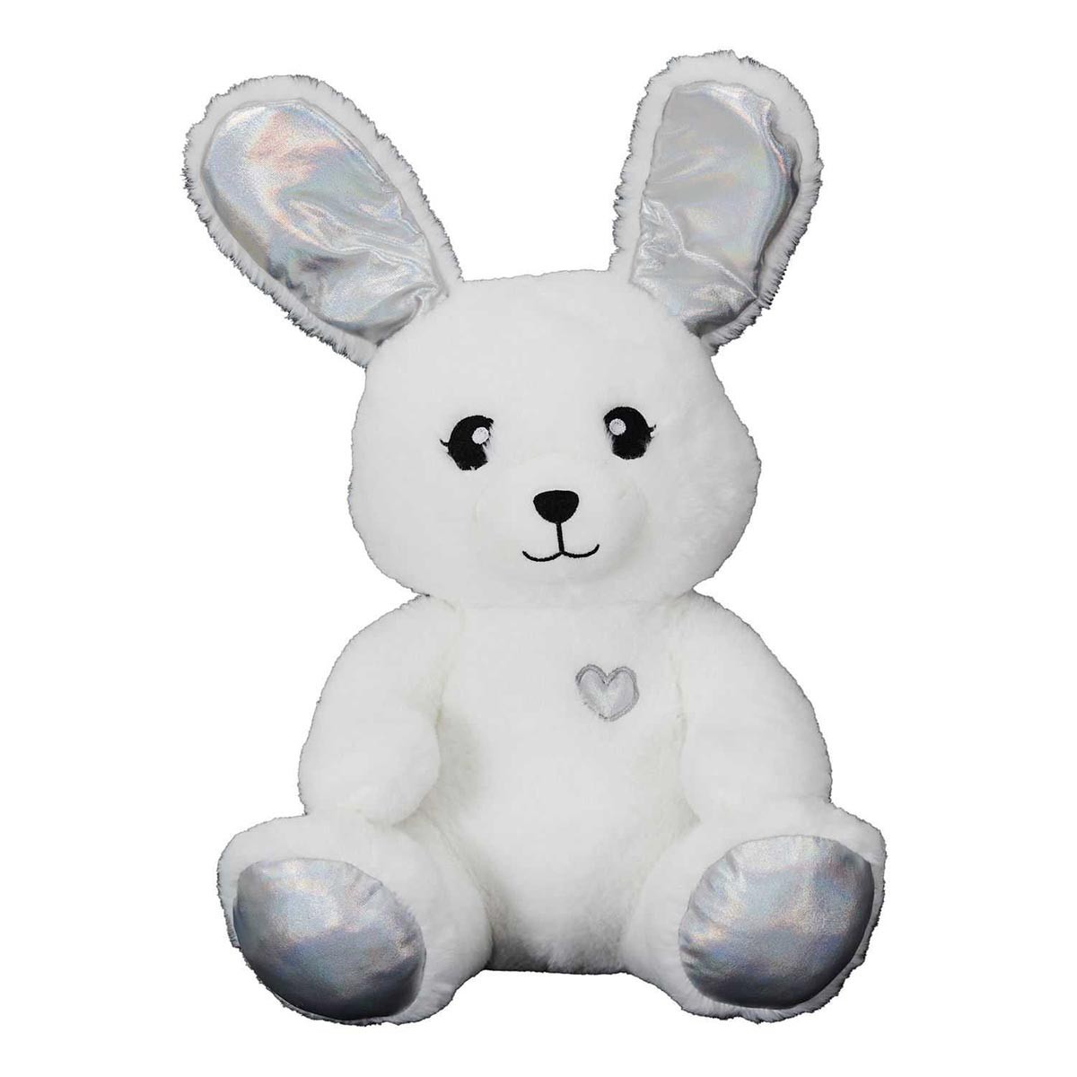 Peluche lapin blanc kawaii de 30cm pour décoration de chambre de bébé