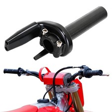 Dirt Bike Throttle Tube Handle Twister For CRF250R 04-14 CRF450R 02-14 Black