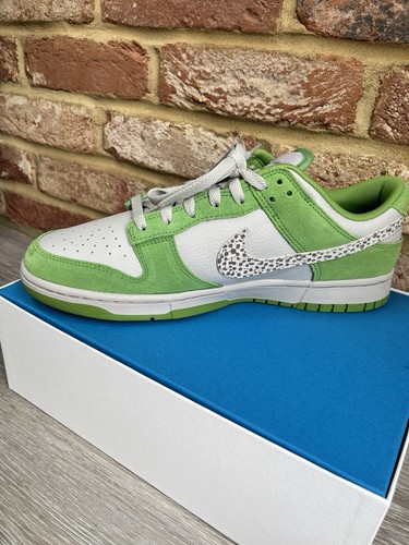 Nike Dunk Low Safari Swoosh Chlorophyll UK 10 | DR0156-300 | Rare Colourway - Picture 7 of 15