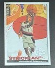 1995 Upper Deck Collector's Choice Basketball Platinum Player's Club Rod Strickland #1