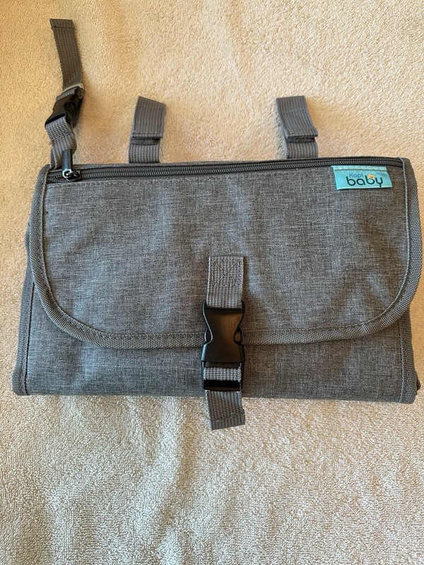 Kopi Baby Gray Portable Waterproof Padded Changing Pad