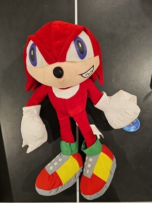 Sonic X Knuckles Plush Toy Sonic The Hedgehog Sonic Project Purple Eyes 15'' Tall