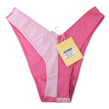 Charlie Holiday Carla Brief Bikini Bottom Pink 2 Tone Size Small NWT