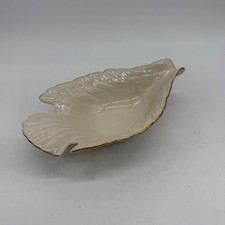 Lenox Dove Dish Ivory Porcelain 24k Gold Trim Bird Trinket Bowl USA Made