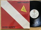 VAN HALEN DIVER DOWN 1982 1ST PRESS HARD ROCK HEAVY METAL SHRINK HYPE STICKER EX