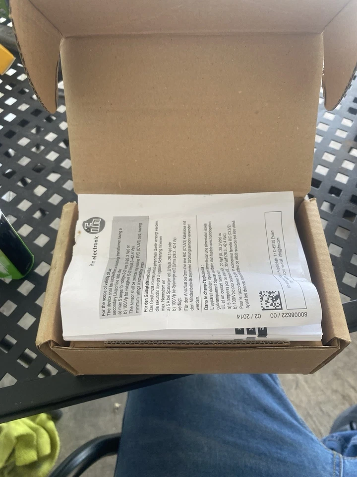 IFM Efector SM6004 Electronic Magnetic Flow Meter 25 L/Min NEW - Image 4 of 4