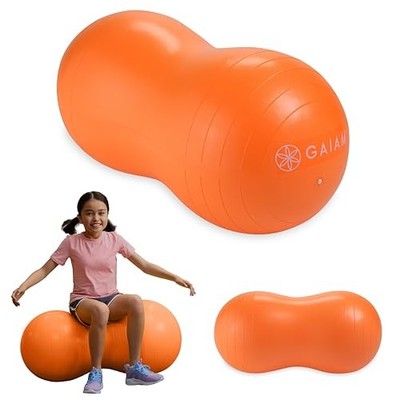 Gaiam Kids Peanut Ball Chair, Flexible Seating for Classroom | Active Bounce Sea