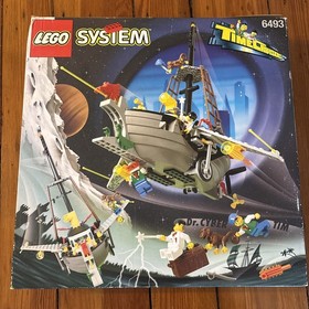 Lego 6493 Flying Time Vessel 99% Complete With Box & Instructions