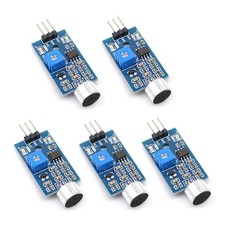 5PCS Sound Sensor Microphone Module for Arduino, High Sensitivity Voice Detec...