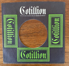 Vintage Cotillion Records 45 Company Sleeve Excellent Condition