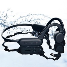 Swimming Headphones True Bone Conduction Open Ear Headset MP3 Player Built-in...