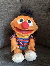 1996 Tyco Tickle Me Ernie Vintage Plush Doll Sesame Street Tested Works