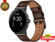 Leather Bands Compatible for Google Pixel Watch 4/3 45mm Leather for Men,...