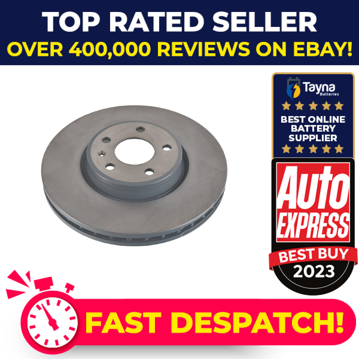 2x Brake Discs Pair Vented fits AUDI Q5 FY, FYT 2.0D Front 2016 on 318mm Set New