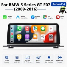 12.3'''' Autoradio Touchscreen GPS Navi DAB Head Unit CIC F�r BMW GT F07 2009-2012