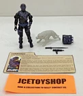 VINTAGE GI JOE 1985 SNAKE EYES V2 WITH TIMBER WOLF COMPLETE FILE CARD