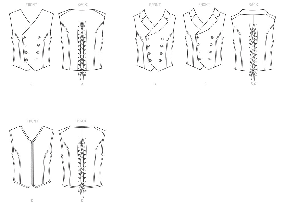 sewing-pattern-sew-men-costume-vest-steampunk-victorian-cosplay-bridgerton-11598-ebay