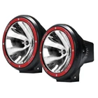 2 x 7" HID Black Xenon Driving Light Off Road Spot light Car Fits SUV ATV 4x4