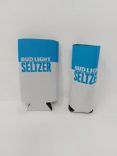 Bud Light Seltzer AB Koozie Fits 12 oz Slim Aluminum Can Lot of 2 Coozie