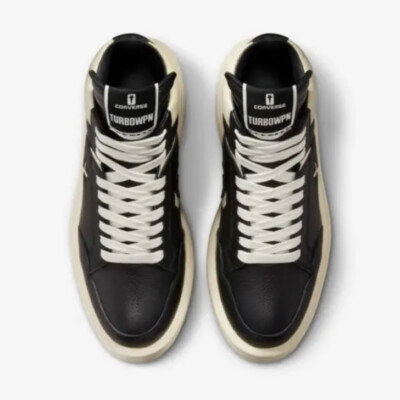 🚩Converse Rick Owens DRKSHDW TURBOWPN Black Cream A03945C Size US